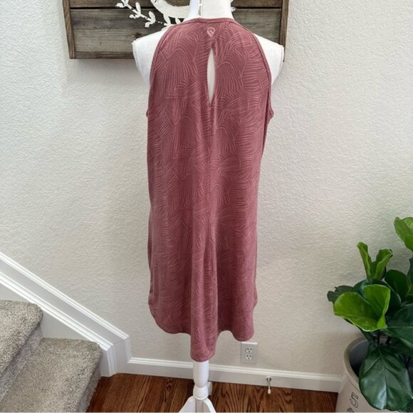 Kuhl pink stretch knit‎ activewear summer dress ladies L - Picture 2 of 8